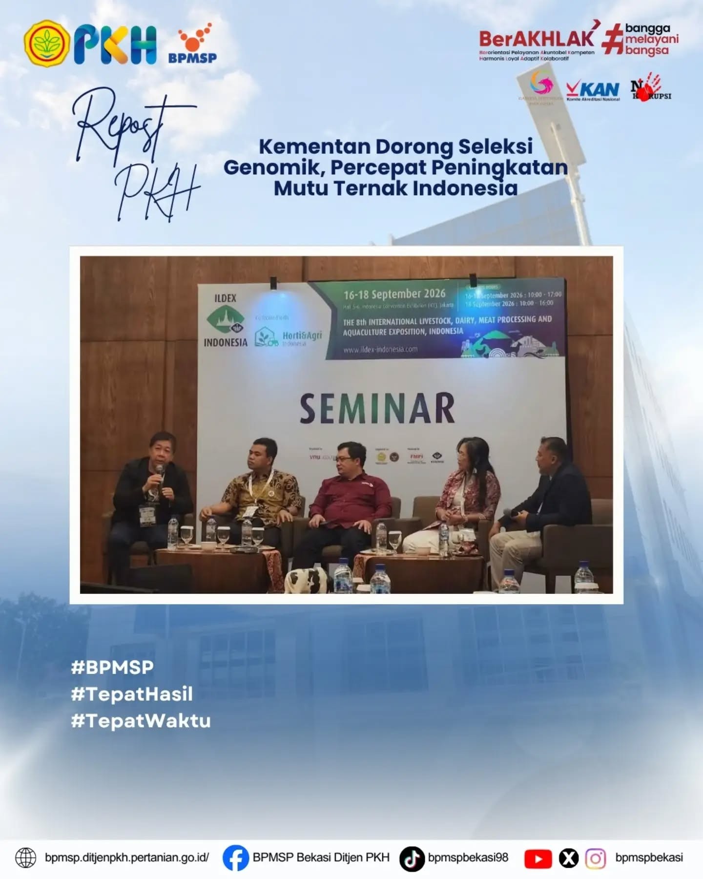 Kementan Dorong Seleksi Genomik, Percepat Peningkatan Mutu Ternak Indonesia